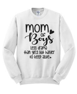 Mom of Boys graphic Sweatshirt