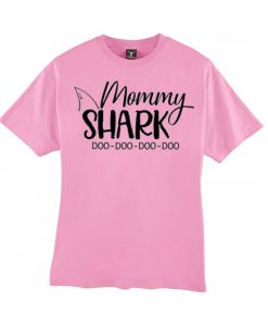 Mommy Shark Pink smooth T Shirt