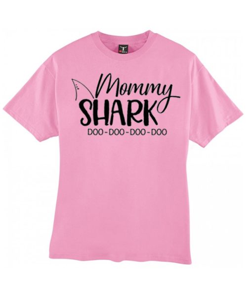 Mommy Shark Pink smooth T Shirt