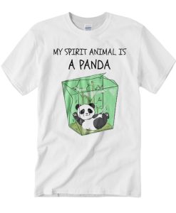 My Spirit Animal Is an Panda graphic T Shirt