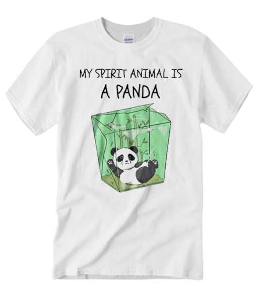 My Spirit Animal Is an Panda graphic T Shirt