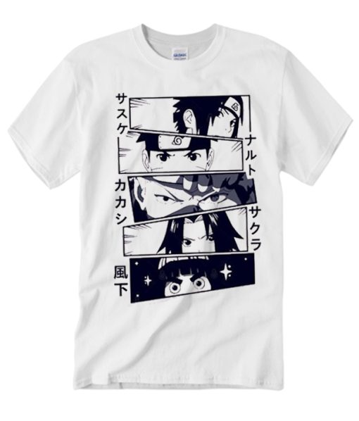 Naruto Harajuku Funny Cartoon smooth T Shirt