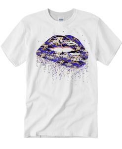Ravens - Football Lips graphic T Shirt