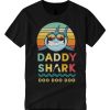 Retro Daddy Shark smooth T Shirt