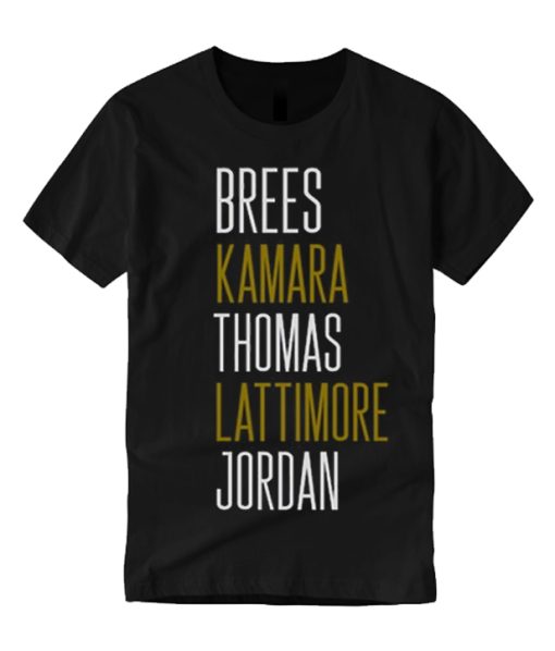 Saints Football- Drew Brees, Alvin Kamara graphic T Shirt