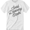 Social distancing expert White graphic T Shirt