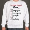 Speak graphic Sweatshirt