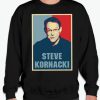 Steve Kornacki Black graphic Sweatshirt