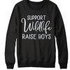 Support Wildlife Raise Boys graphic Sweatshirt