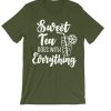 Sweet Tea Goes With Everything graphic T Shirt