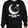 United States Space Force Boots On The Moon graphic Sweatshirt