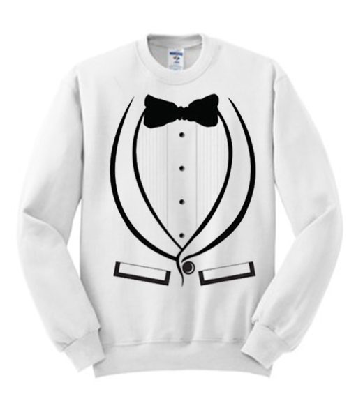 White Tuxedo - Wedding Party classy smooth Sweatshirt