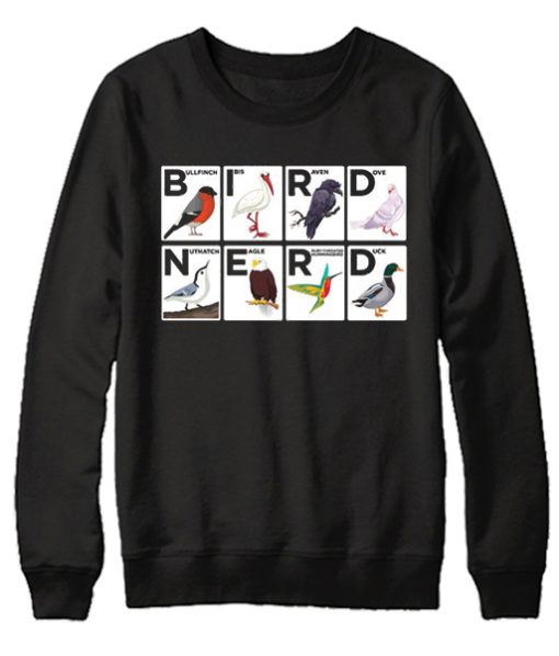 Bird Nerd Watching Vintage Retro smooth Sweatshirt