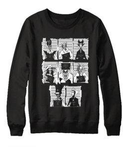 Disney Villains Mugshot Funny smooth Sweatshirt