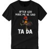 Funny Farmer Chicken smooth T Shirt