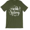Hello Spring Floral smooth T Shirt