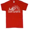 Hello Sunshine - Happy Summer smooth T Shirt