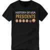 History Of USA Presidents Clown Face smooth T Shirt