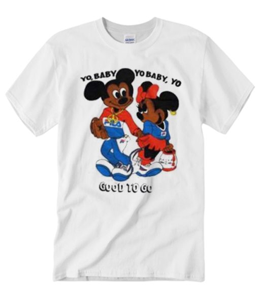 Mickey Minnie Yo Baby Yo Baby Good To Go Vintage smooth T Shirt