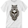 Owl Skull smooth T Shirt