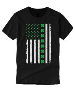 St Patrick's Day Irish American Flag smooth T Shirt