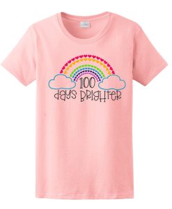 Teacher 100 Days Brighter smooth T Shirt
