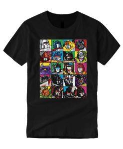 Transformers Character Squares smooth T Shirt