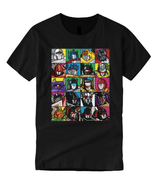 Transformers Character Squares smooth T Shirt