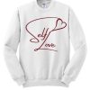 Valentines Day Self Love smooth Sweatshirt