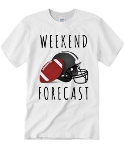 Weekend Forecast Football smooth T Shirt