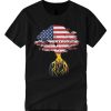 American Flag Moldovan Roots T Shirt