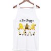 Bee Happy Funny Bee Gnome Spring Tank Top