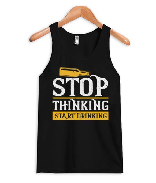 Beer Drinker Drinking Funny smooth Tank Top