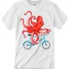 Cycling octopus Relaxed T Shirt