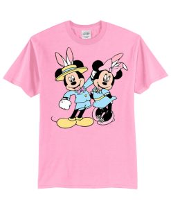 Easter Mickey And Minnie T Shirt