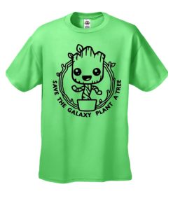 Groot Save the Galaxy Plant a Tree T Shirt