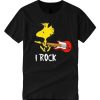 Peanuts Snoopy Woodstock I Rock Music smooth T Shirt