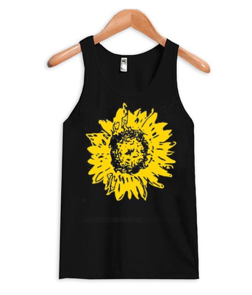 Sunflower Distressed Tank Top