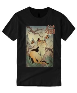 Vintage Cat - Retro Japan T Shirt