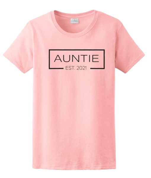 Auntie Uncle Est 2021 T Shirt