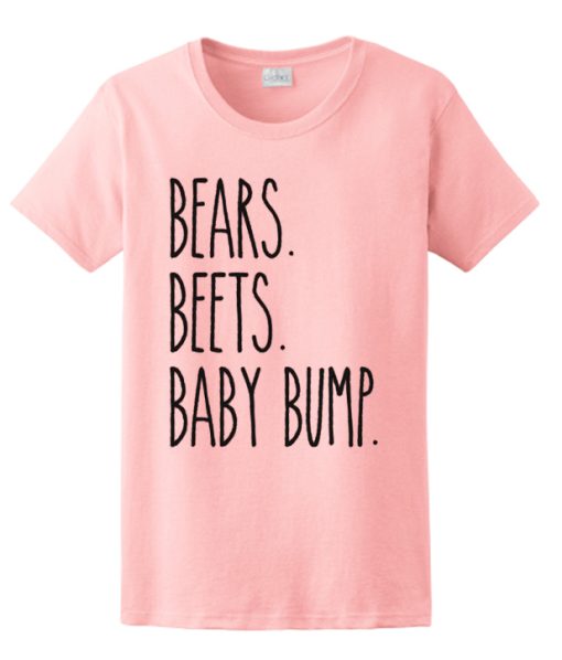 Bears Beets Baby Bump T Shirt