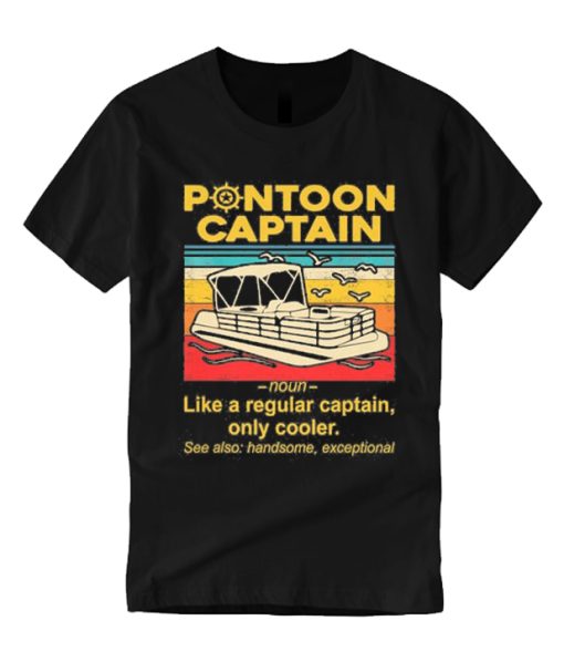 Best Funny Pontoon Captain T Shirt