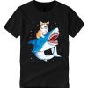 Corgi Riding Shark T Shirt