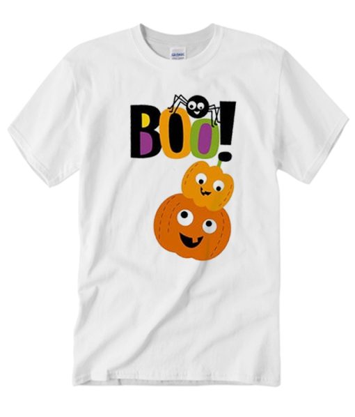 Cute Pumpkins and Spider T Shirt