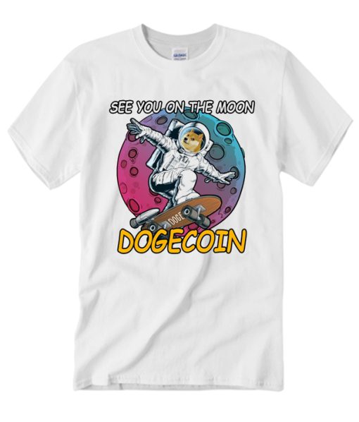 Dogecoin White T Shirt