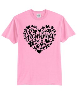 Gramma Heart T Shirt