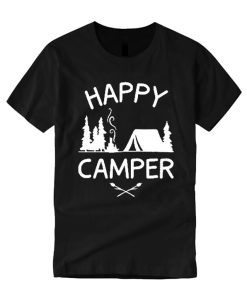 Happy Camper Funny Camping T Shirt