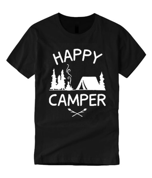 Happy Camper Funny Camping T Shirt