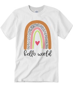 Hello World - Rainbow T Shirt