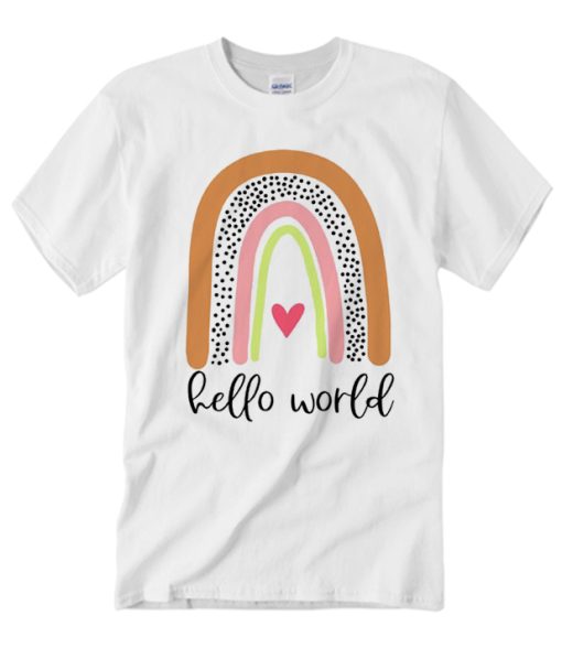 Hello World - Rainbow T Shirt